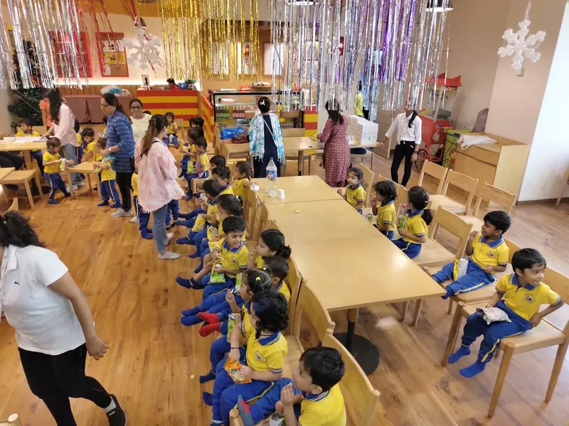 School children seated together at a Children's Day celebration